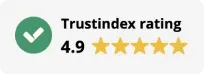 Trustindex rating 4.9 out of 5
